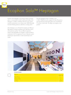 Ecophon Solo&trade; Heptagon
