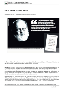 Epic Is a Poem Including History - i