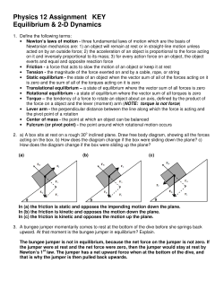 Physics 12 Assignmen.. - hrsbstaff.ednet.ns.ca