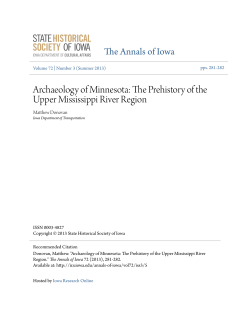 Archaeology of Minnesota: The Prehistory of the Upper Mississippi