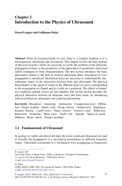 Introduction to the Physics of Ultrasound