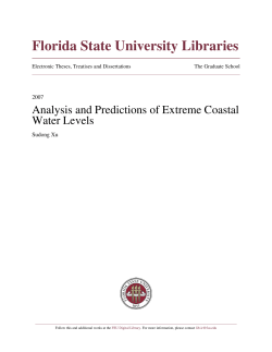 Analysis and Predictions on Extreme Coastal Water Levels