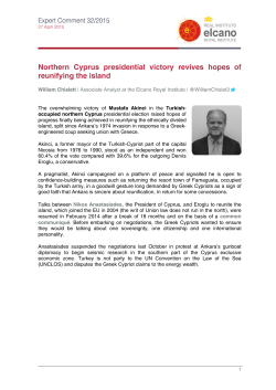 Northern Cyprus presidential victory revives hopes of reunifying the