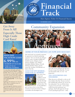 6-12 Newsletter.indd - Mass Bay Credit Union