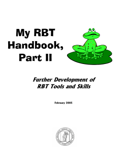 M y RBT H andbook, Part II