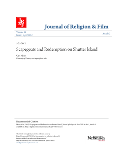 Scapegoats and Redemption on Shutter Island