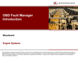 OBD Fault Manager Introduction