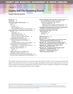 County and City Governing Boards