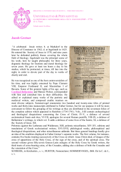 Jacob Gretser - Biblioteca Universitaria di Genova