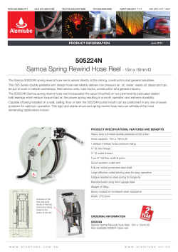 505224N Samoa Spring Rewind Hose Reel