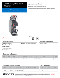 CWTF15-3, PF (2U/1L Warmer)