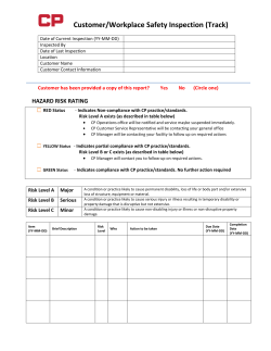 Sam​ple audit form