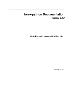 forex-python Documentation