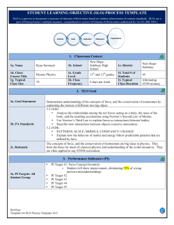 SLO Physics FCI Sample