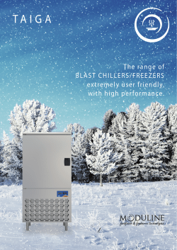 Moduline Blast Chiller Brochure