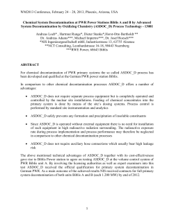 Chemical System Decontamination at PWR Biblis A by ASDOC_D