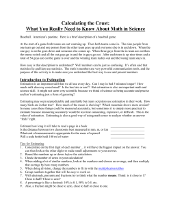 Accuracy, Precision, and Uncertainty in Measurement