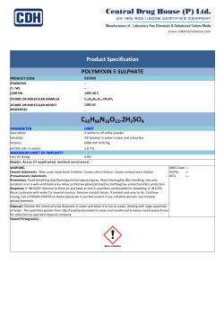 C55H96N16O13.2H2SO4 - CDH Fine Chemicals