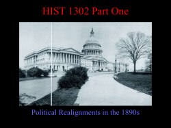 Political Realignments of the 1890s