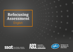 English - National Foundation for Educational Research