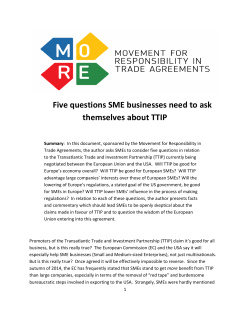 Five questions - Fair Economy Alliance