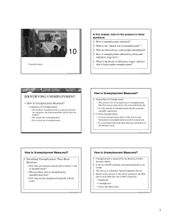Ch10.unemployment - Emporia State University