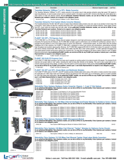 ethernet converters - L-com