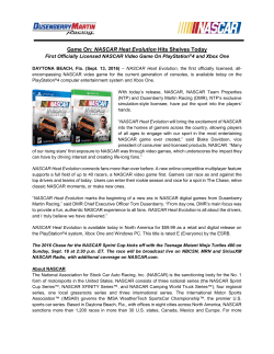 Game On: NASCAR Heat Evolution Hits Shelves Today