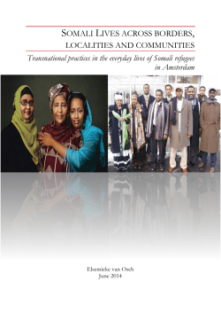 Somali lives across border, localities and communities