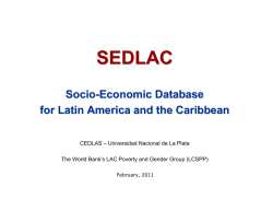sedlac - Cepal