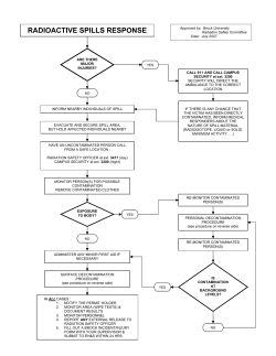 Spills Response Flowchart