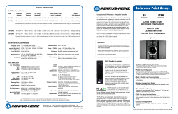 Reference Point Arrays - Renkus