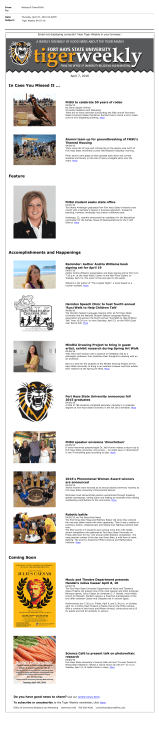 In Case You Missed It Feature Accomplishments and Happenings