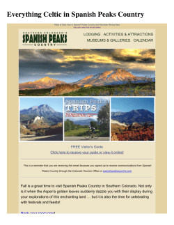 Everything Celtic in Spanish Peaks Country