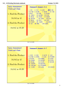 3-8 _ 3-9 Dividing Decimals.notebook