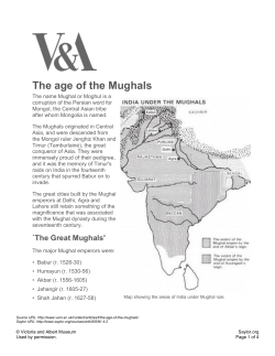The age of the Mughals