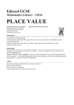 place value - Mr Barton Maths