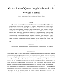 On the Role of Queue Length Information in Network Control