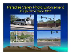 Paradise Valley Photo Radar