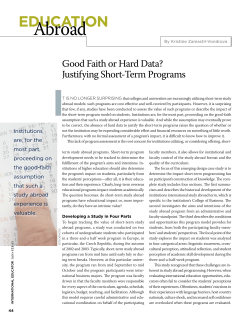 Good Faith or Hard Data?