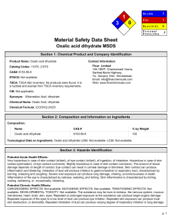 MSDS - Finar Limited