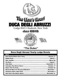 SOI Newsletter JULY - Sons of Italy Endicott, NY