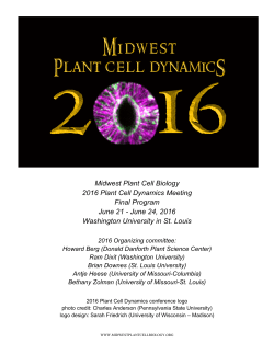 June 24, 2016 Washington University in St. L