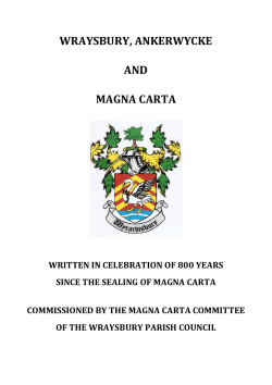 the Magna Carta Booklet