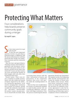Protecting What Matters - Newpoint Healthcare Advisors