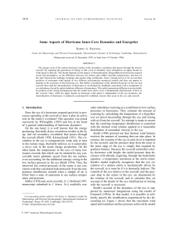 Some Aspects of Hurricane Inner