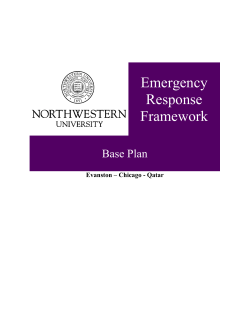 Emergency Response Framework