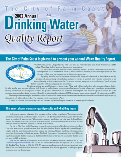 2003 Water Quality Report