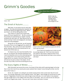 October 2009 - Brother`s Grimm Landscape and Design Co.