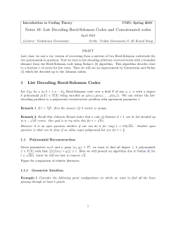 List decoding Reed-Solomon codes and concatenated codes
